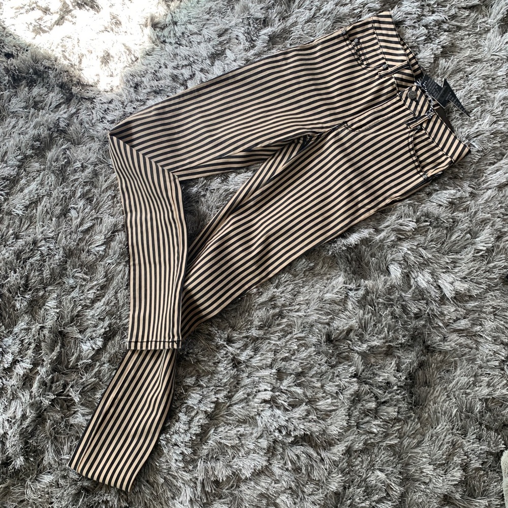 Tripp NYC Striped High Risk Skinny Jeans - Picture 9 of 10